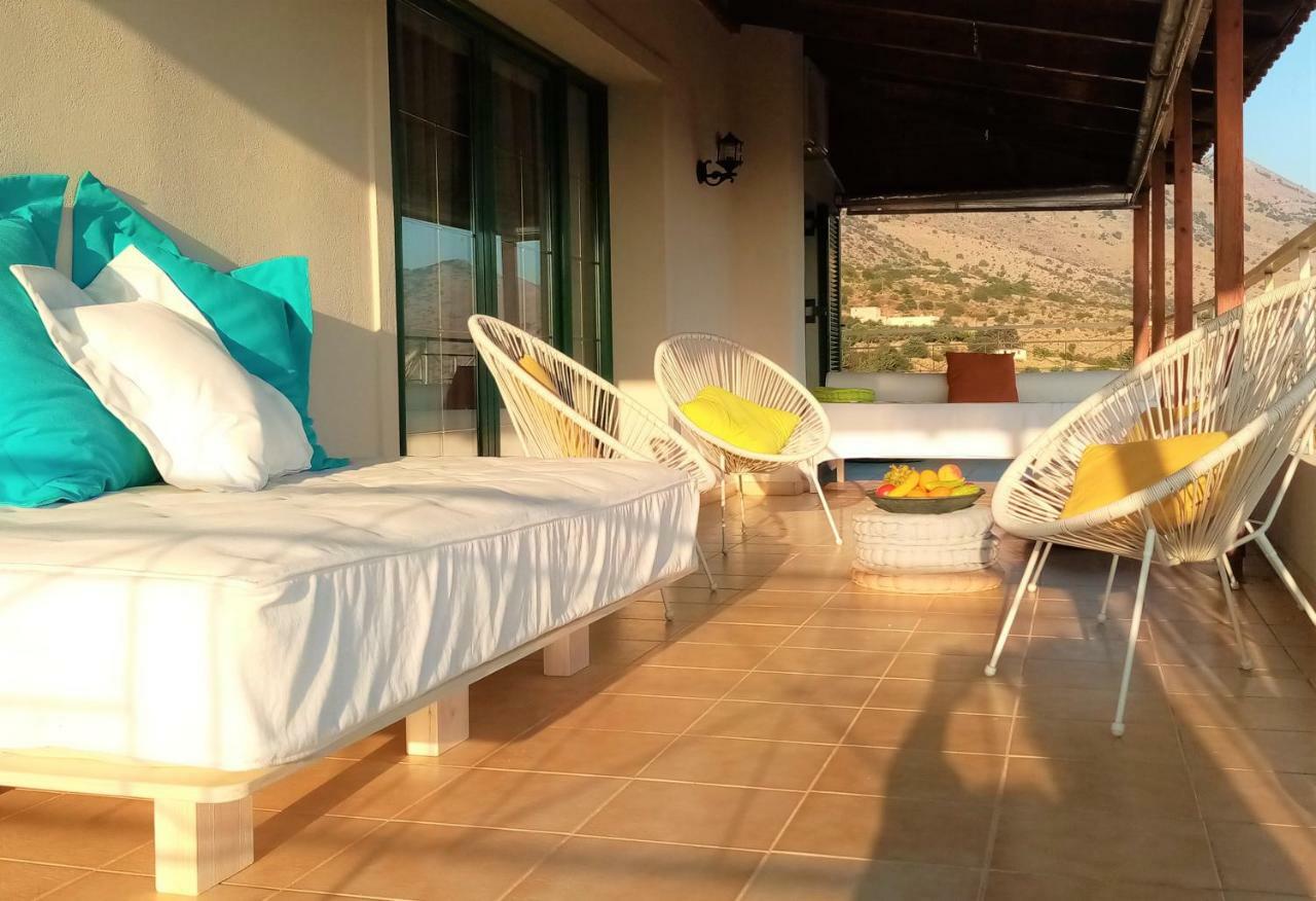 360 Panorama House - Gazing At Horizon And The Stars Of The Galaxy In The Night - Fresh Cool Breeze Most Of The Time - Just 7 Min From The Beach Kournas Ngoại thất bức ảnh